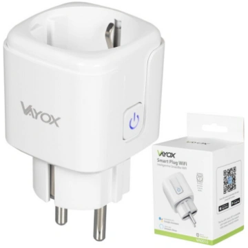 Smart Wifi ligzda ar enerģijas skaitītāju Vayox