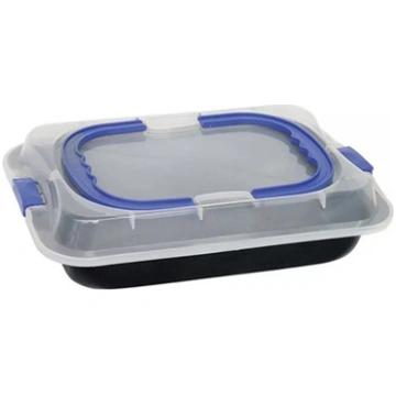 Baking tin with lid, non-stick coating, 36x24.5x5.