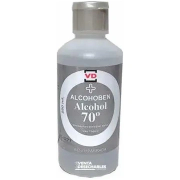 Alcohol 70o 250ml ALCOHOBEN 8470002033528