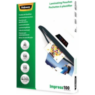 FELLOWES A5 laminated sheets, 100g, 100 sheets 535