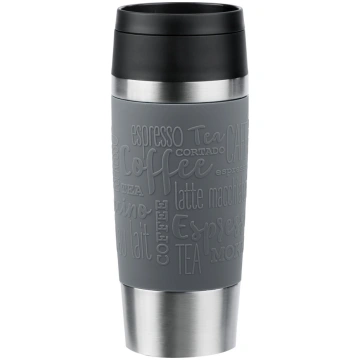 TRAVEL MUG Classic Thermobecher (grau/edelstahl 0 