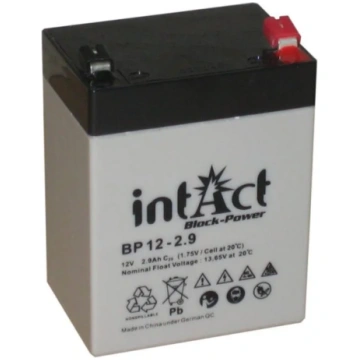 Intact Block-Power 12 V 2,9Ah (c20) 79x56x105 0/S-