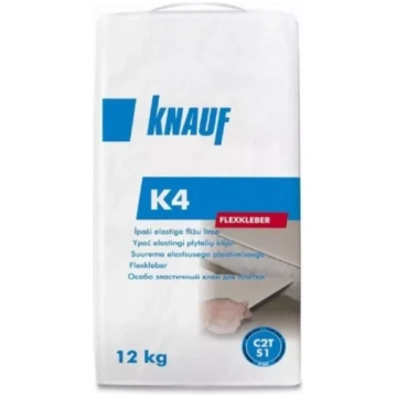 Knauf K4 īpaši elastīga flīžu līme 12kg