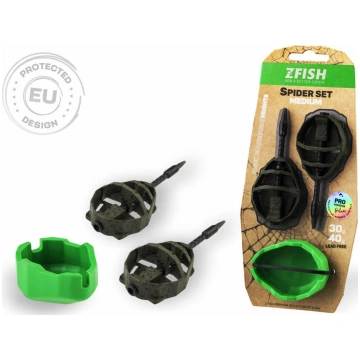 ZFISH Method Feeder Spider Medium komplekts 50, 60