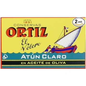 Conservas Ortiz Atún Claro Finest dzeltenspuru tun