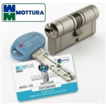 36x36mm Cilindrs C28Plus ar 3 atslēgām Mottura CP8