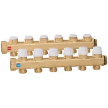 CALEFFI Misiņa kolektori 2 ceļu 662625