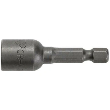 Screwdriver bit; 6-angles socket; 1/4"; HEX 10mm; 