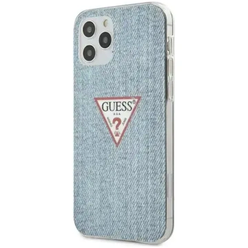 Guess Denim Triangle vāciņš iPhone 12 / 12 Pro - Z