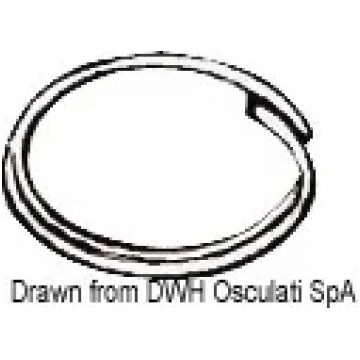 SS split ring 13x0.8 mm (37.106.01) Viadana