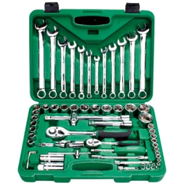 1/4" + 1/2" Dr. Socket and wrench set 61pcs CHANGL