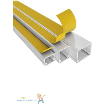 Kabeļu kanāls pašlīm.12*12mm 2m 22462