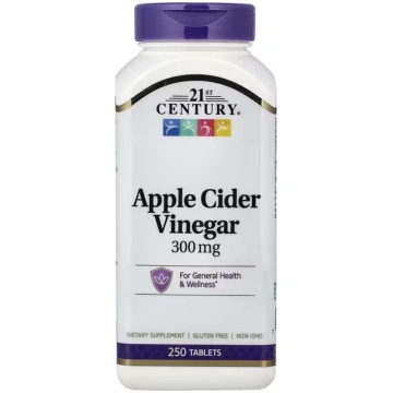 21st Century, Apple Cider Vinegar, 300 mg, 250 Tab