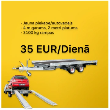 Lietots - Piekabes noma Papa Wood