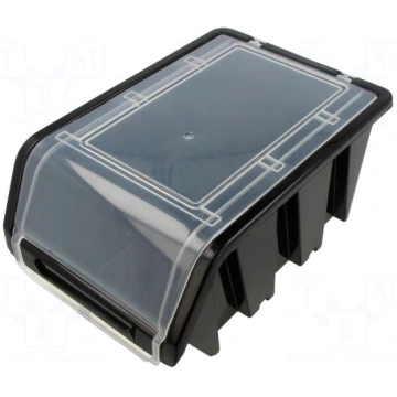Container: cuvette | black | with a lock | 230x160