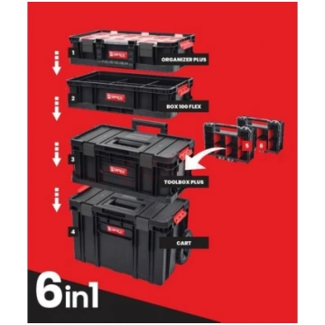 QBRICK SYSTEM TWO 6-in-1 SET 535 x 390 x 820 No-Na