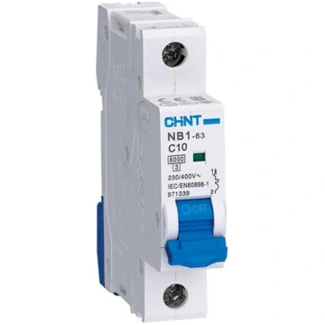 Chint automātiskais slēdzis 1P C25A 6kA NB1631NC25