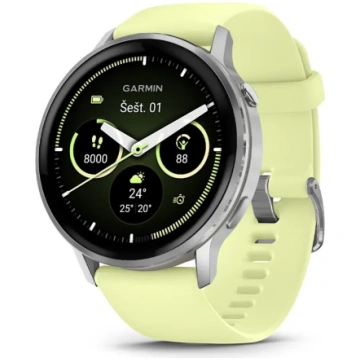 Viedpulkstenis Garmin Venu 4 45mm Silver/Citron 01