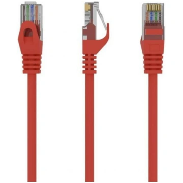 Gembird patch kabelis PP6U-3M/R, 3m, sarkans, CAT 