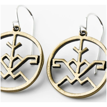 Bronze earrings