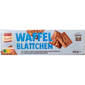 Vafeles Biscotto šokolādē 100g/ Vācija 40614612772