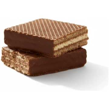 Croccanti wafer al cioccolato ad alto contenuto pr