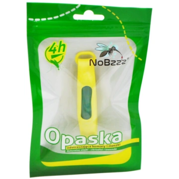 NoBzzzz moskītu un mušu ķērājs dzeltena josla, "No