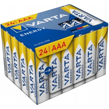Baterijas VARTA Energy Alkaline AAA, LR03, 24gb
