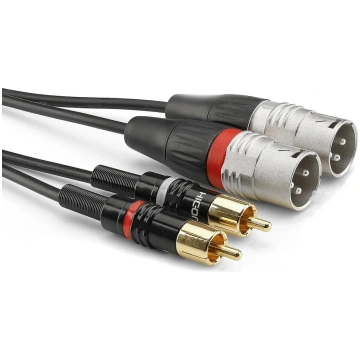Instrument cable | 2 x XLR / 2 x RCA, HICON | 3,00