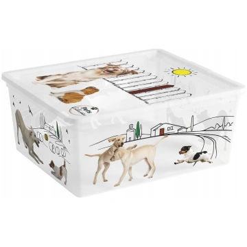 KIS STORAGE BOX 40X34X17CM 18L ANIMALS | 801318311