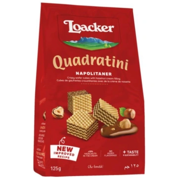 Vafeles Loacker Quadratini Napolitaner 125g