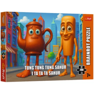 Puzzle - 200 – BrainRots - Tung Tung Sahur – Trefl