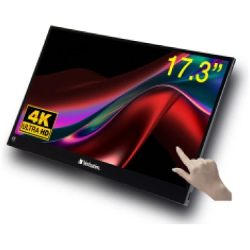 Verbatim Portable Touchscreen Monitor Ultra HD 4K