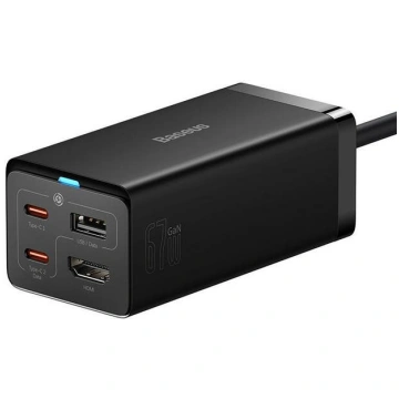 Baseus GaN5 Pro Pagarinātajās / Adapteris 2xUSB-C 
