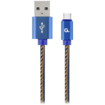 Cablexpert | Premium Jeans (Denim) Type-C USB Cabl