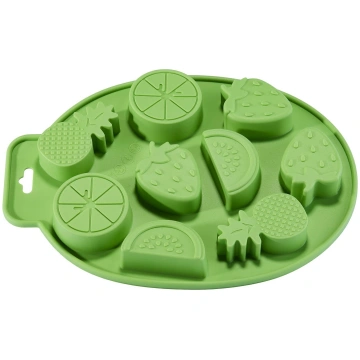 Silicone ice cube tray Tutti AMBITION green