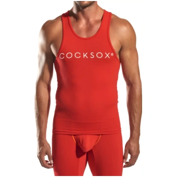 Cocksox CX09 Tank Top - Sumac Red / M