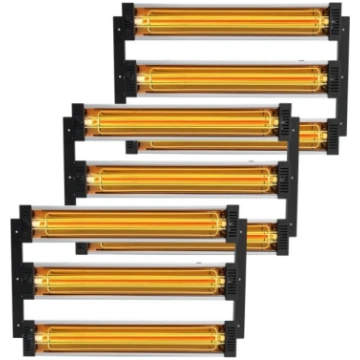 VEVOR 3x krāsas žāvētāja radiators, infrasarkanais