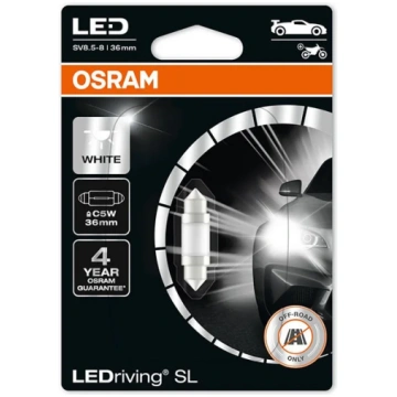 OSRAM LED spuldze 12V C5W 36mm vēsi balta OSRAM - 