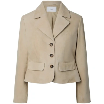 YAS - Yasthela Suede Leather Short Jacket - Ex - i