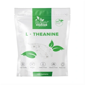 RAW POWDERS l-teanīns, 200 mg, 120 tabletes
