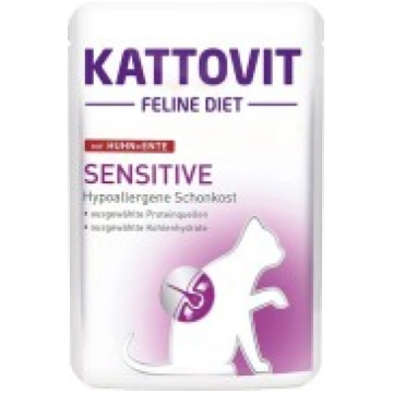Kattovit Sensitive Huhn & Ente diētiskā konservēta