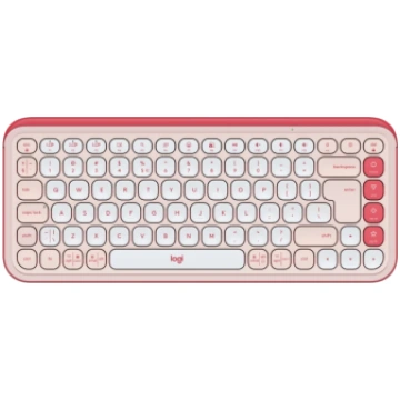 Klaviatūra Logitech POP ICON KEYS OFF White Rose U