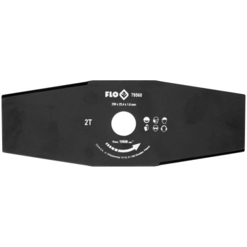 Zāles pļāvēja asmens 2T 250 mm / 25,4 mm 79560 FLO