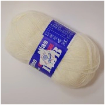 Atlas dzija - balta (50 g, 200 m) AT_100