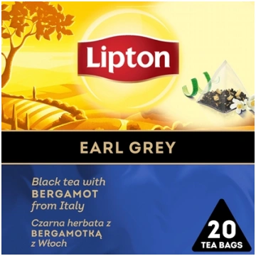 Lipton Herbata LIPTON, piramidki, czarna, Earl Gre