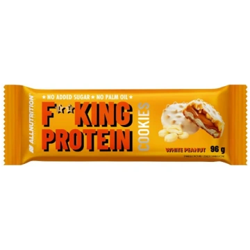 Allnutrition Fitking proteīna cepumi, baltie zemes
