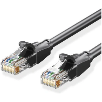 VENTION Tīkla kabelis CAT.6 UTP/5M BLACK IBEBJ VEN