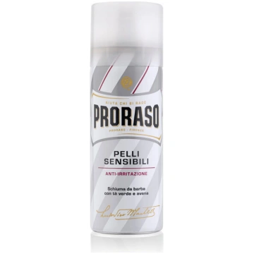 Proraso Skūšanās putas jūtīgai ādai Zaļā tēja 50 m