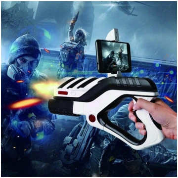 Virtuālās realitātes pistole AR Magic Gun sader ar